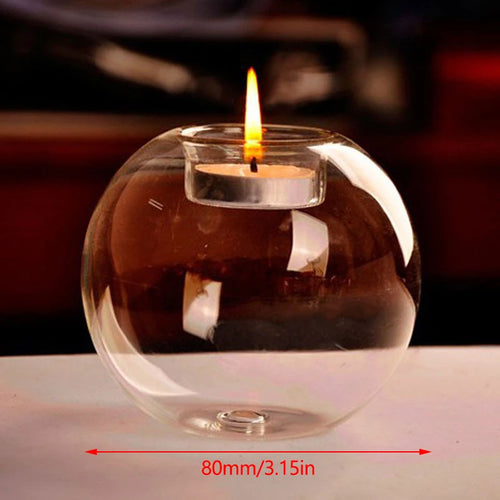 Glass Candle Holder