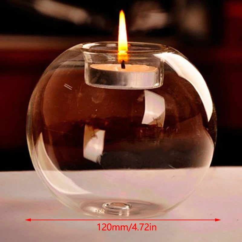 Glass Candle Holder